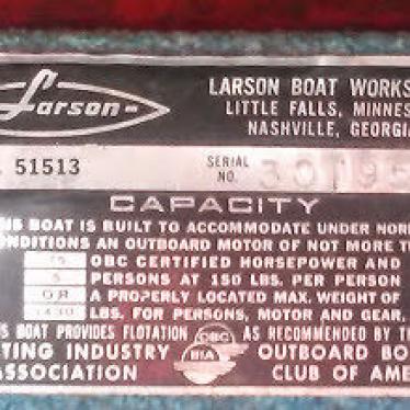 1966 Larson lapline - all american