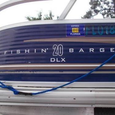 2013 Sun Tracker fishin' barge dlx 20