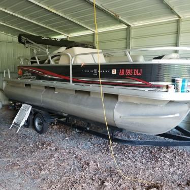 2012 Sun Tracker fishin barge 22 dlx