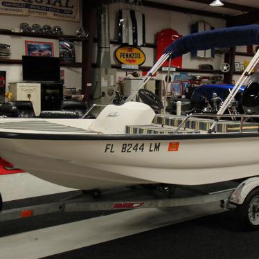 2001 Boston Whaler 13 sport bimini top new mercury 40