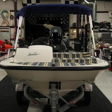 2001 Boston Whaler 13 sport bimini top new mercury 40