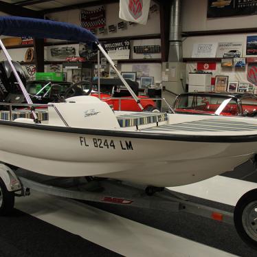 2001 Boston Whaler 13 sport bimini top new mercury 40