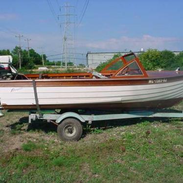 Thompson 14' Antique Wood Cruiser 1957 for sale for $100 - Boats-from ...