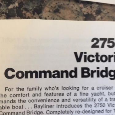 1977 Bayliner bridge