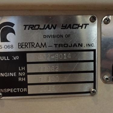 1989 Trojan 40' motor yacht