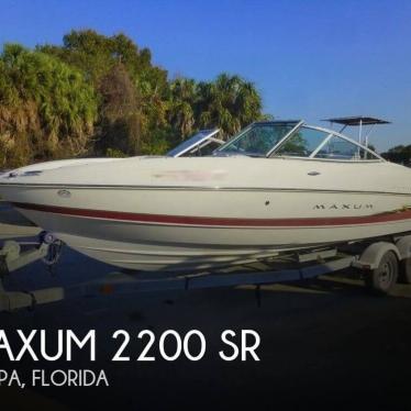 2004 Maxum 2200 sr