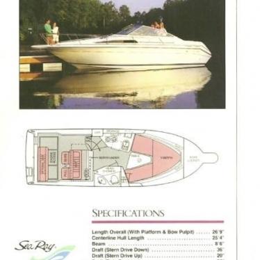 1989 Sea Ray 250 sundancer