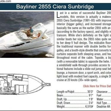 1997 Bayliner 2855 ciera sunbridge