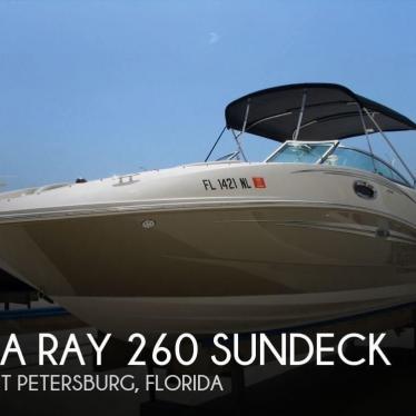 2007 Sea Ray 260 sundeck