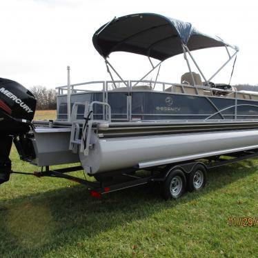 2017 REGENCY TRITOON 254DL3 WITH 200HP MERCURY VERADO, MATCHING TRAILER ...