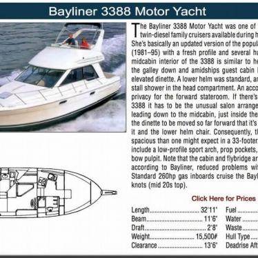 1997 Bayliner 3388 motor yacht