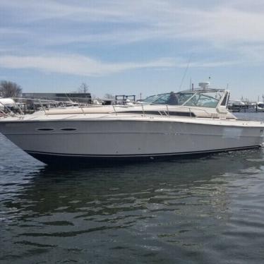 1987 Sea Ray 390 express cruiser - rebuilt cat diesels