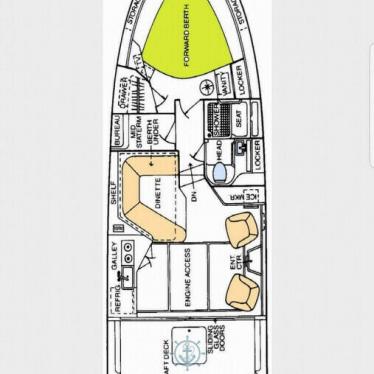 1989 Sea Ray 340 sedan bridge