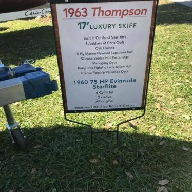 1963 Thompson deluxe skiff