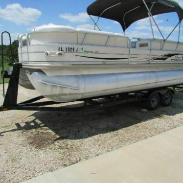 2004 Sun Tracker party barge 22 regency edition tri toon!