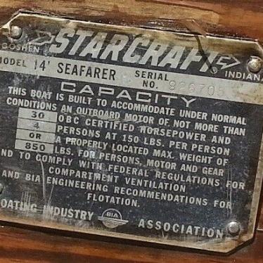 1964 Starcraft seafarer