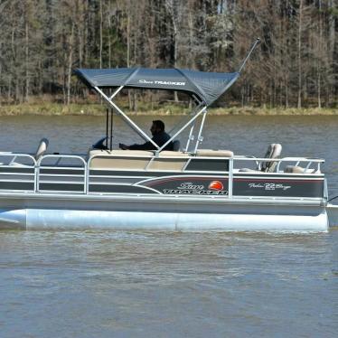 2015 Sun Tracker fishin barge 22 dlx