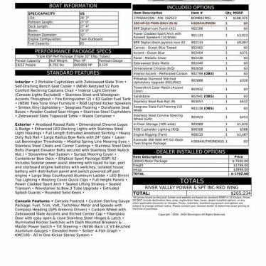 2019 Bennington 27 rsra 10' wide, twins & joystick! clearance sale