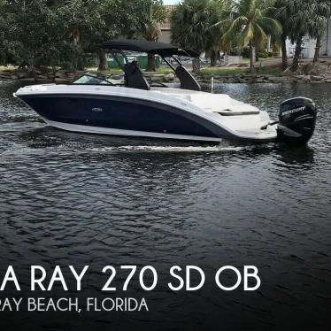 2019 Sea Ray 270 sd ob