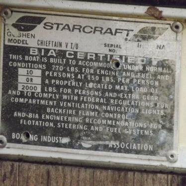 1976 Starcraft chieftain v