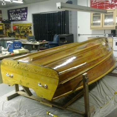 Vintage 1950 Peterborough Aquaflyer Wooden Cedar Strip Boat 1950 for ...