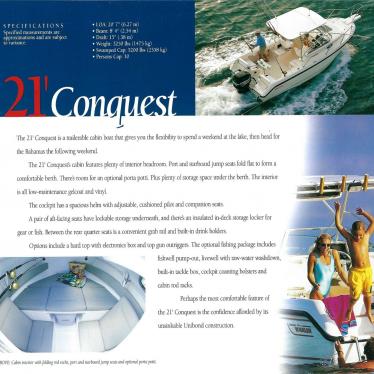 1998 Boston Whaler conquest 21