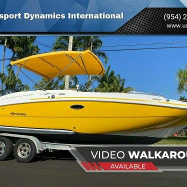 2013 Hurricane sun deck sport 220