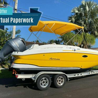 2013 Hurricane sun deck sport 220