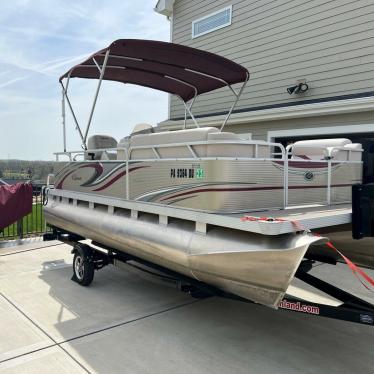 2019 Apex Qwest Adventure 818 Pontoon Boat - Like New! 2019 For Sale 