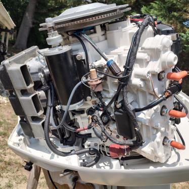 Johnson GT 150 REBUILT Outboard And Bayliner Capri 1600 LS With Trailer ...