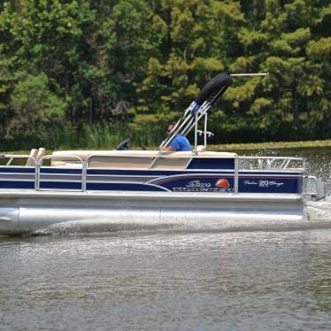 2015 Sun Tracker fishin barge 20 dlx