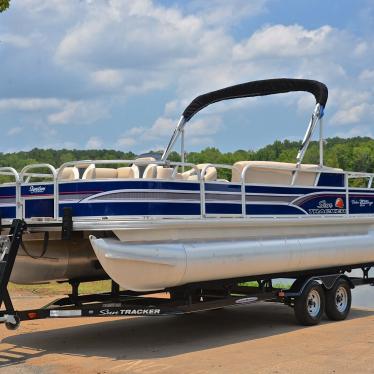 2015 Sun Tracker fishin barge 20 dlx