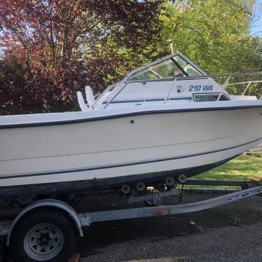 1995 Sea Pro 210 WA - 21' Boat W/ 200hp Mercury Outboard & Trailer 1995 ...