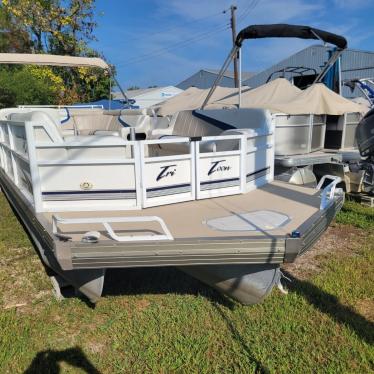 2001 JC 266 Tri-toon Tritoon Pontoon And Evinrude 115 Etec Motor 2001 ...