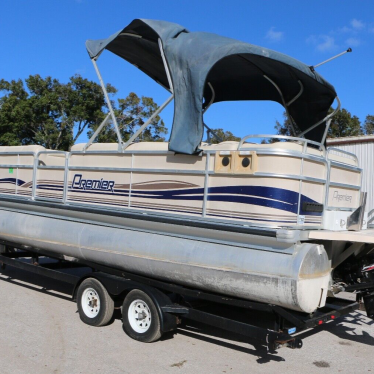 Premier 250 Majestic RE Tritoon With Trailer Included 2002 for sale for ...