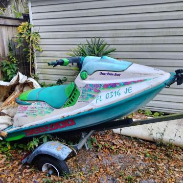 Sea Doo Jet Ski 10' Boat Located In Auburndale, FL - Has Trailer 1996