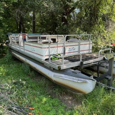 1987 Sylvan 24ft pontoon boat