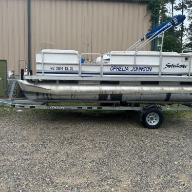 GODFREY 18 FT PONTOON BOAT WITH NEW TRAILER 50 HP MERCURY OUTBOARD 2001 ...