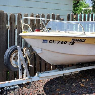 Crownline 15' Runabout Boat Outboard & Has Trailer 1965