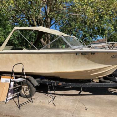 Mercruiser 18' Runabout Boat Stern & Has Trailer 1968