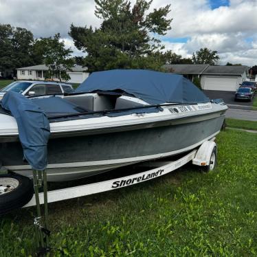 Dynasty 17' Runabout Boat Stern & Has Trailer 1986