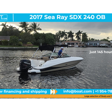 2017 Sea Ray sundeck 240 sdx