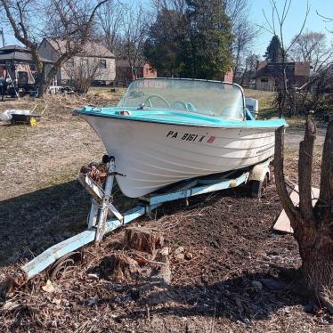 Glastron 14' Runabout Boat W/ Bill Of Sale And Trailer 1965