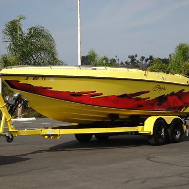 1990 Baja baja marine 226 22' power boat mer-cruiser trailer