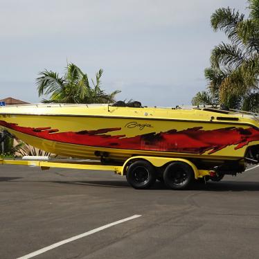 1990 Baja baja marine 226 22' power boat mer-cruiser trailer