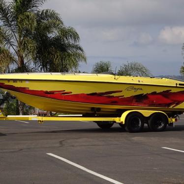 1990 Baja baja marine 226 22' power boat mer-cruiser trailer