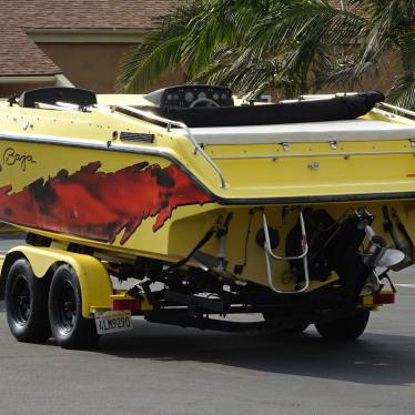 1990 Baja baja marine 226 22' power boat mer-cruiser trailer