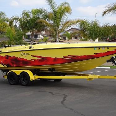 1990 Baja baja marine 226 22' power boat mer-cruiser trailer