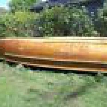 Unique Wooden Canoe Canot Roby 18 Feet Handmade White Maple Wood ...