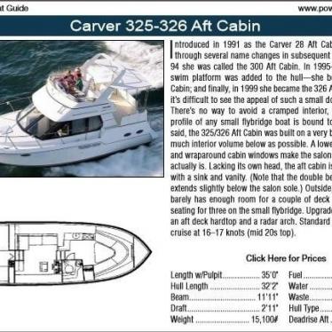 1997 Carver 325 aft cabin